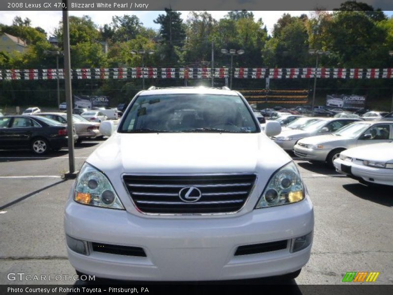 Blizzard White Pearl / Ivory 2008 Lexus GX 470