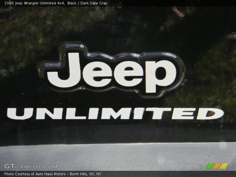 Black / Dark Slate Gray 2006 Jeep Wrangler Unlimited 4x4