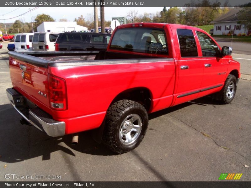 Flame Red / Medium Slate Gray 2006 Dodge Ram 1500 ST Quad Cab 4x4