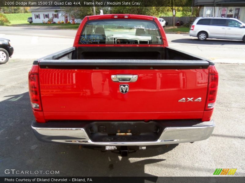 Flame Red / Medium Slate Gray 2006 Dodge Ram 1500 ST Quad Cab 4x4