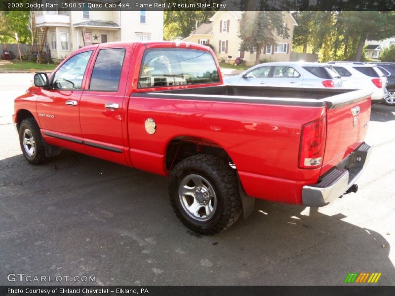 Flame Red / Medium Slate Gray 2006 Dodge Ram 1500 ST Quad Cab 4x4