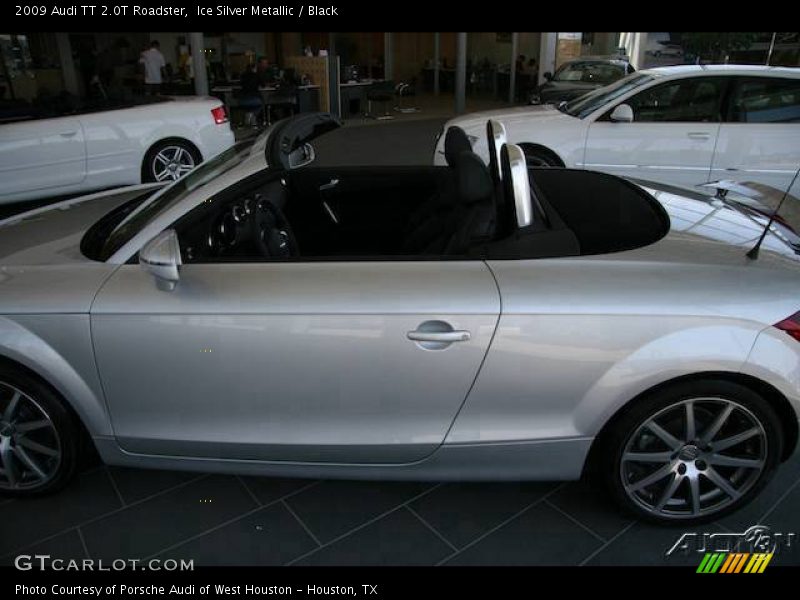 Ice Silver Metallic / Black 2009 Audi TT 2.0T Roadster