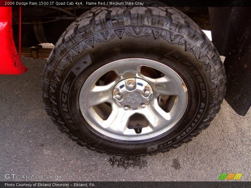 Flame Red / Medium Slate Gray 2006 Dodge Ram 1500 ST Quad Cab 4x4