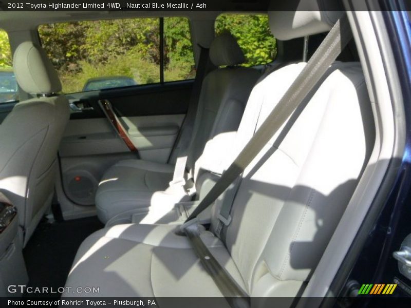 Nautical Blue Metallic / Ash 2012 Toyota Highlander Limited 4WD