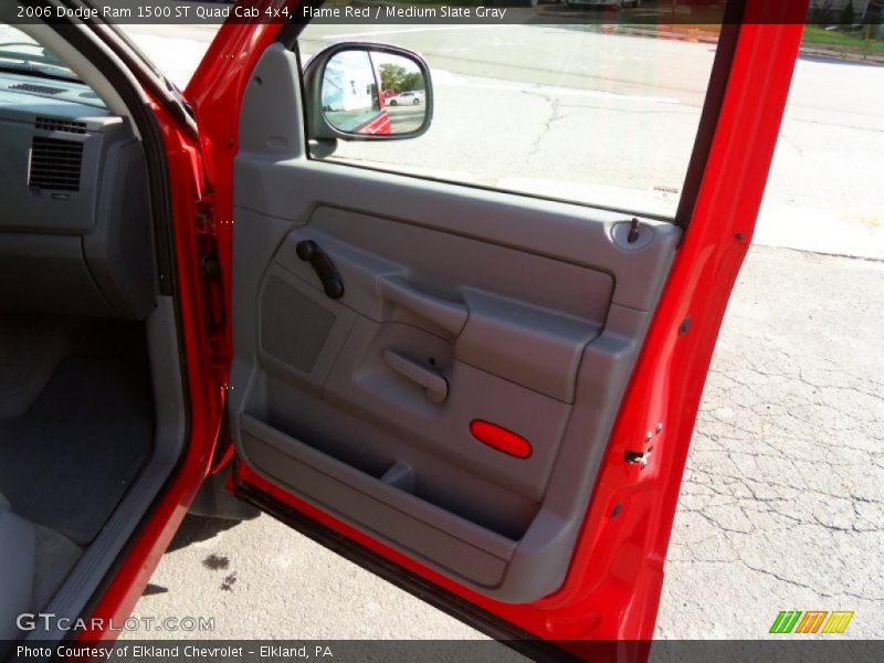 Flame Red / Medium Slate Gray 2006 Dodge Ram 1500 ST Quad Cab 4x4