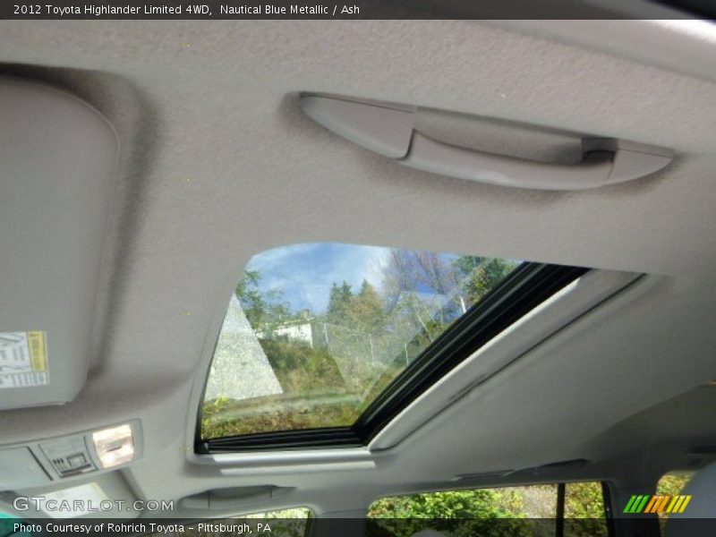 Nautical Blue Metallic / Ash 2012 Toyota Highlander Limited 4WD