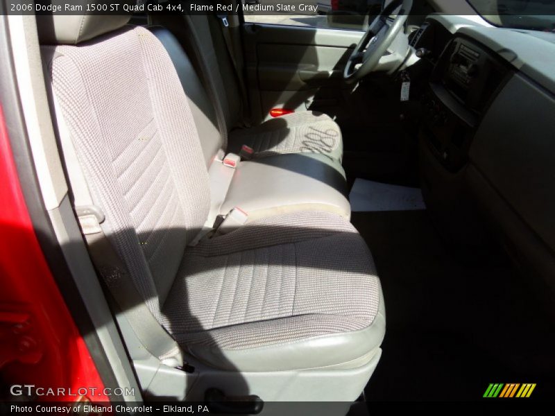 Flame Red / Medium Slate Gray 2006 Dodge Ram 1500 ST Quad Cab 4x4
