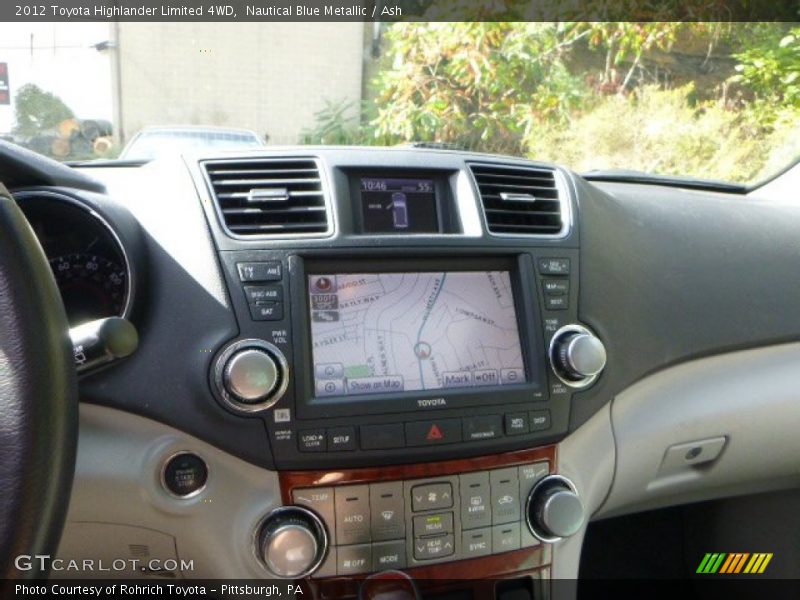 Nautical Blue Metallic / Ash 2012 Toyota Highlander Limited 4WD