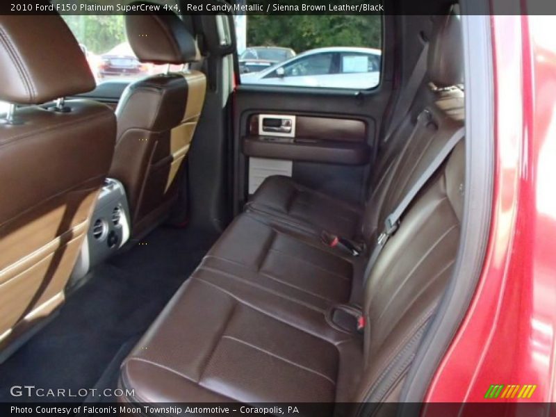 Red Candy Metallic / Sienna Brown Leather/Black 2010 Ford F150 Platinum SuperCrew 4x4