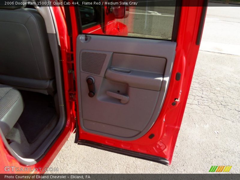 Flame Red / Medium Slate Gray 2006 Dodge Ram 1500 ST Quad Cab 4x4