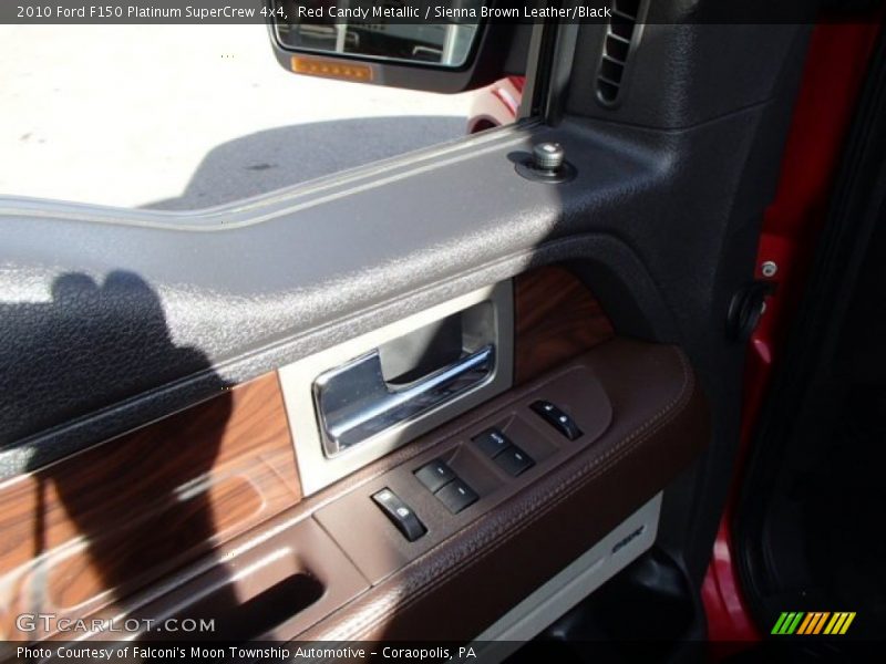Red Candy Metallic / Sienna Brown Leather/Black 2010 Ford F150 Platinum SuperCrew 4x4