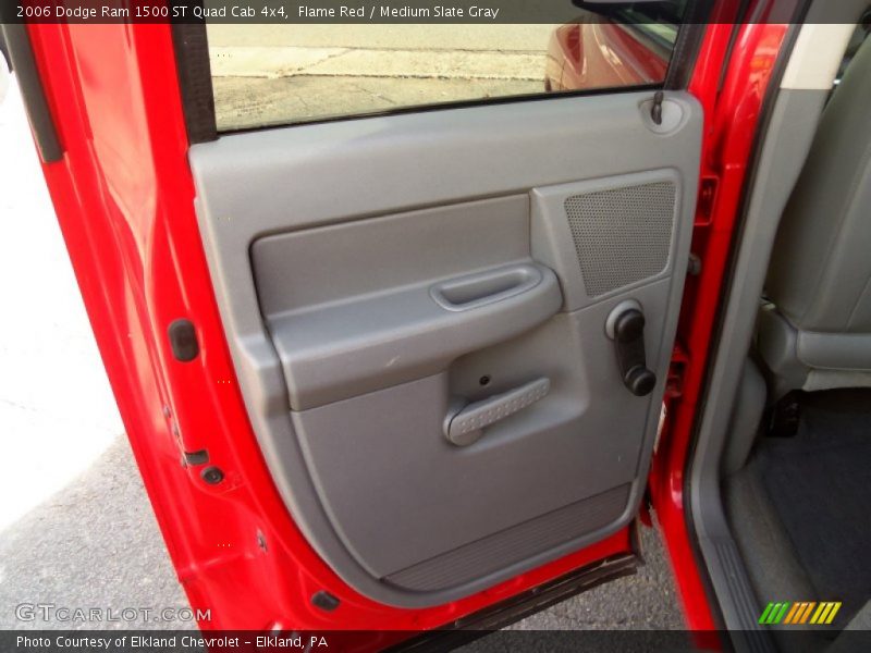 Flame Red / Medium Slate Gray 2006 Dodge Ram 1500 ST Quad Cab 4x4