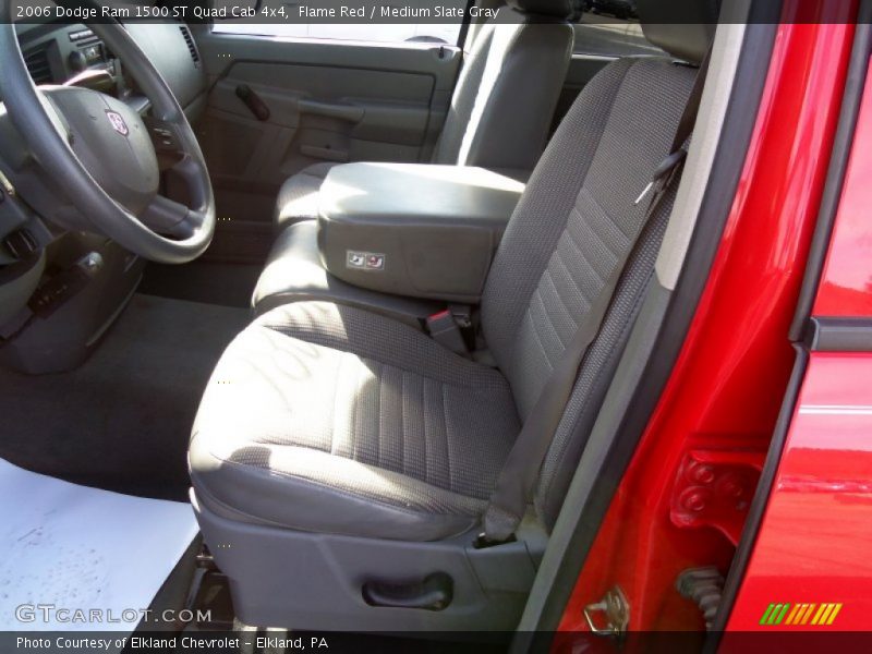Flame Red / Medium Slate Gray 2006 Dodge Ram 1500 ST Quad Cab 4x4