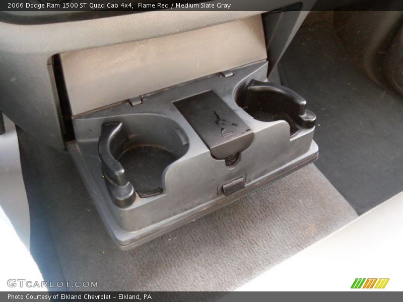 Flame Red / Medium Slate Gray 2006 Dodge Ram 1500 ST Quad Cab 4x4
