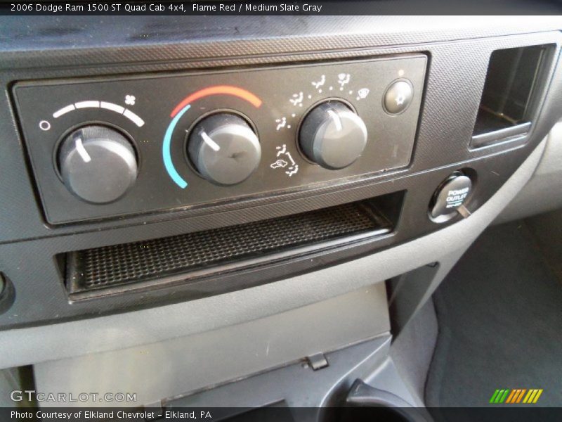 Flame Red / Medium Slate Gray 2006 Dodge Ram 1500 ST Quad Cab 4x4