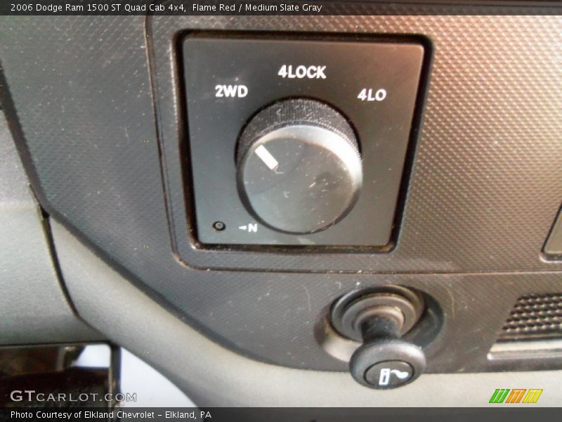 Flame Red / Medium Slate Gray 2006 Dodge Ram 1500 ST Quad Cab 4x4