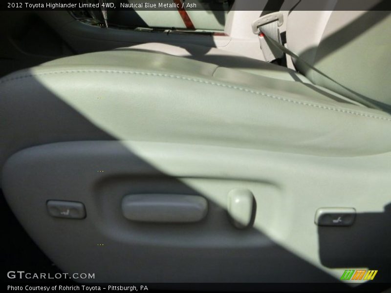 Nautical Blue Metallic / Ash 2012 Toyota Highlander Limited 4WD