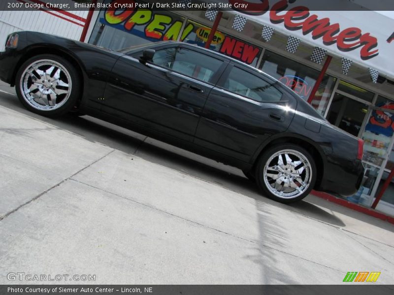 Brilliant Black Crystal Pearl / Dark Slate Gray/Light Slate Gray 2007 Dodge Charger