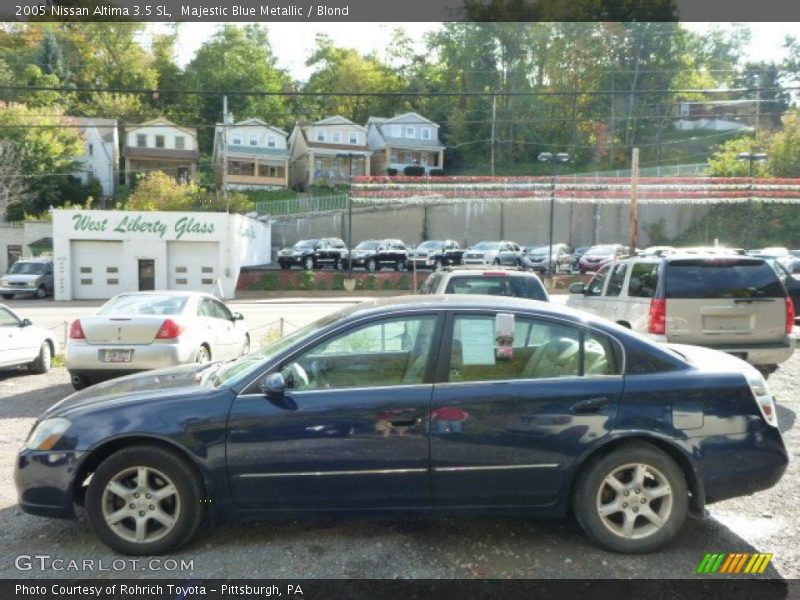 Majestic Blue Metallic / Blond 2005 Nissan Altima 3.5 SL