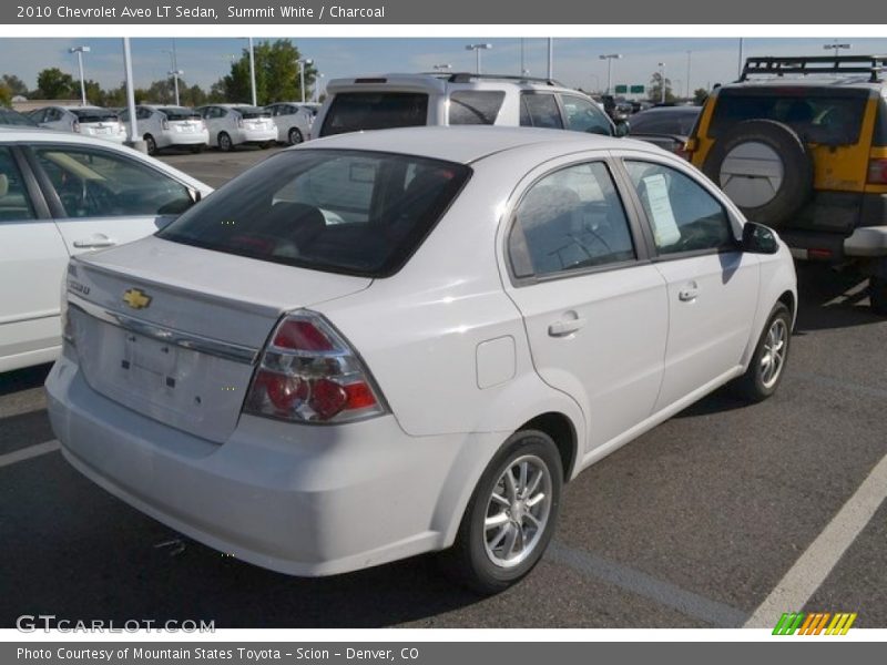 Summit White / Charcoal 2010 Chevrolet Aveo LT Sedan