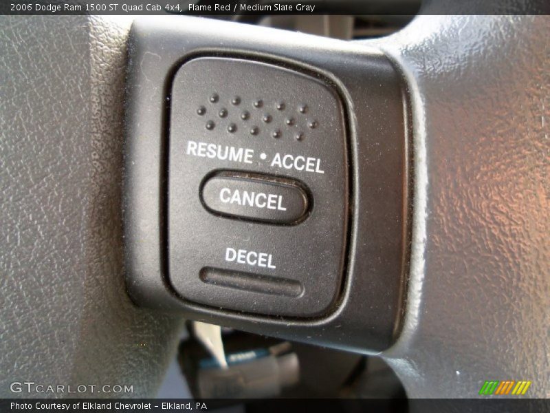 Flame Red / Medium Slate Gray 2006 Dodge Ram 1500 ST Quad Cab 4x4