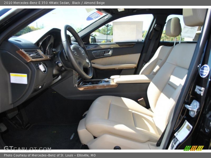 Black / Almond Beige 2010 Mercedes-Benz E 350 4Matic Sedan