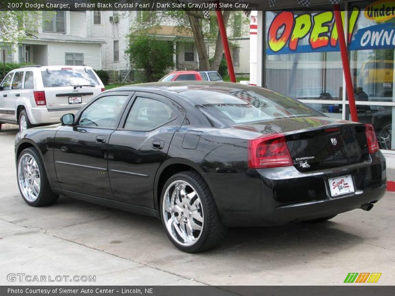 Brilliant Black Crystal Pearl / Dark Slate Gray/Light Slate Gray 2007 Dodge Charger
