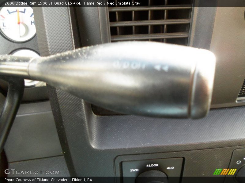 Flame Red / Medium Slate Gray 2006 Dodge Ram 1500 ST Quad Cab 4x4