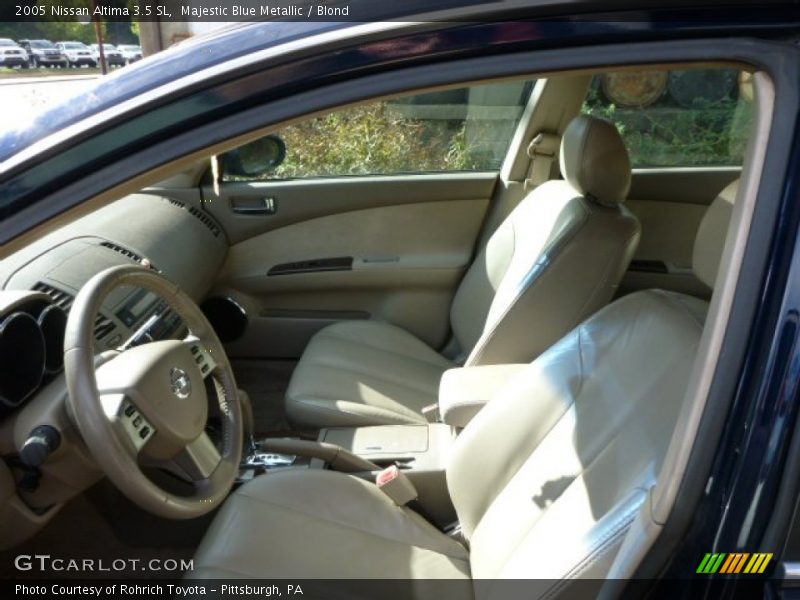 Majestic Blue Metallic / Blond 2005 Nissan Altima 3.5 SL