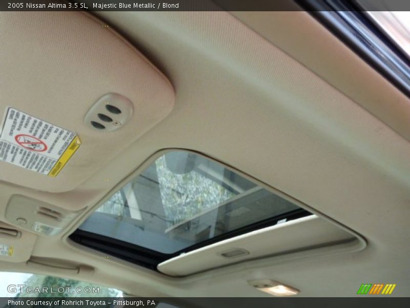 Majestic Blue Metallic / Blond 2005 Nissan Altima 3.5 SL