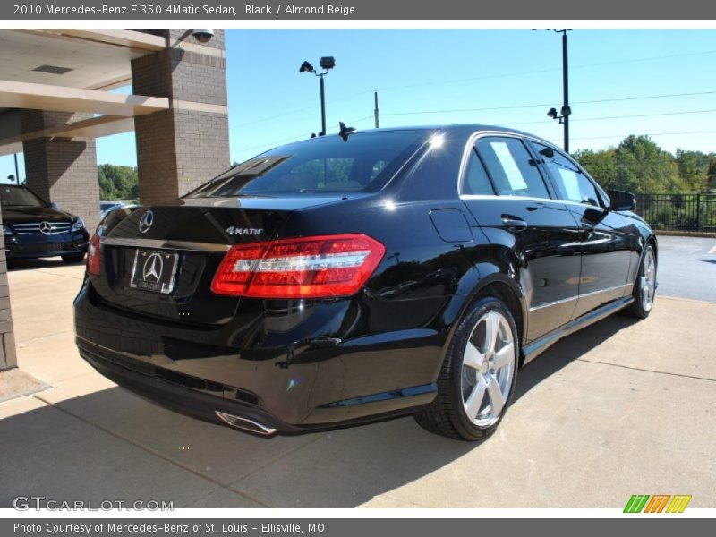 Black / Almond Beige 2010 Mercedes-Benz E 350 4Matic Sedan