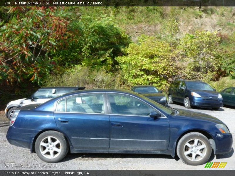 Majestic Blue Metallic / Blond 2005 Nissan Altima 3.5 SL