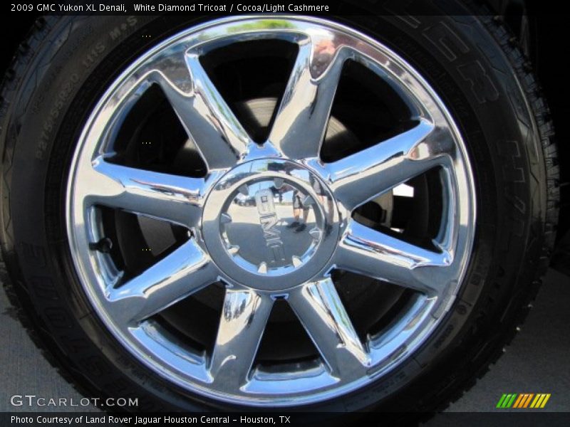 White Diamond Tricoat / Cocoa/Light Cashmere 2009 GMC Yukon XL Denali