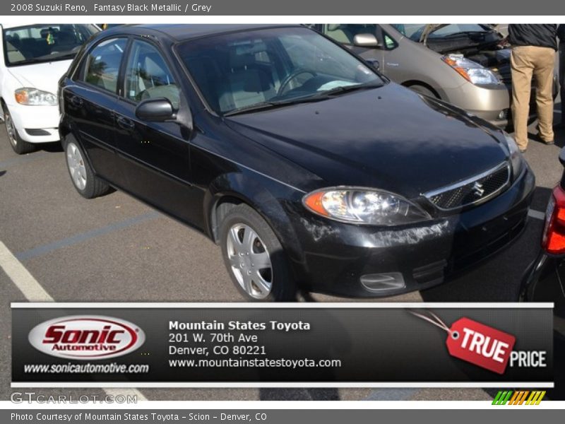 Fantasy Black Metallic / Grey 2008 Suzuki Reno