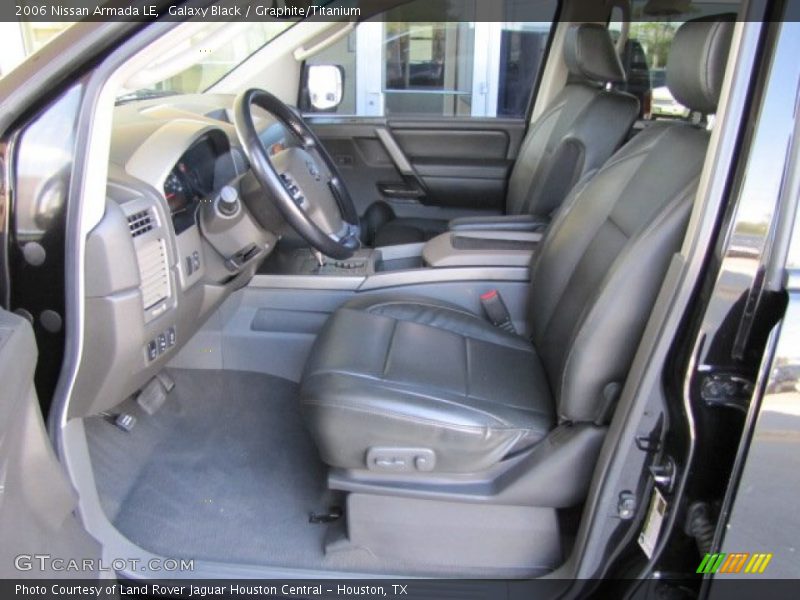 Galaxy Black / Graphite/Titanium 2006 Nissan Armada LE