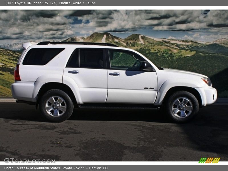 Natural White / Taupe 2007 Toyota 4Runner SR5 4x4