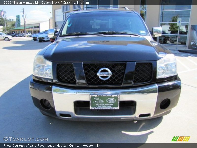 Galaxy Black / Graphite/Titanium 2006 Nissan Armada LE