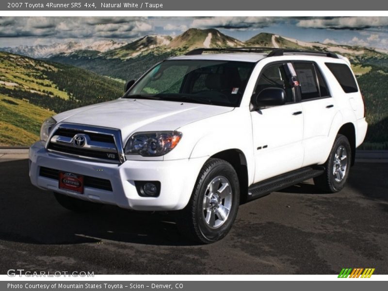Natural White / Taupe 2007 Toyota 4Runner SR5 4x4