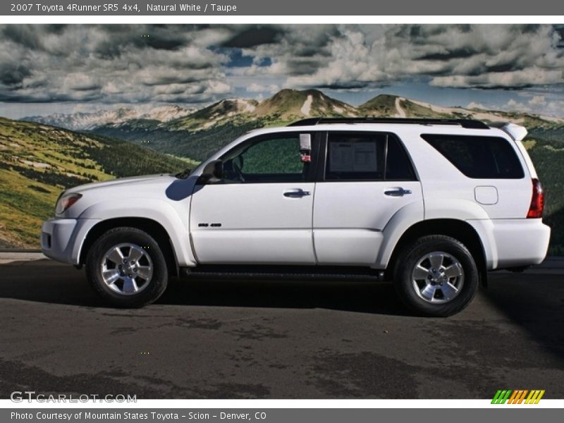 Natural White / Taupe 2007 Toyota 4Runner SR5 4x4