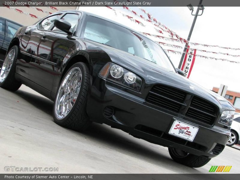 Brilliant Black Crystal Pearl / Dark Slate Gray/Light Slate Gray 2007 Dodge Charger