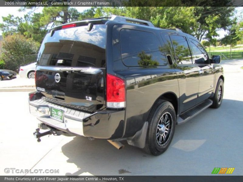 Galaxy Black / Graphite/Titanium 2006 Nissan Armada LE