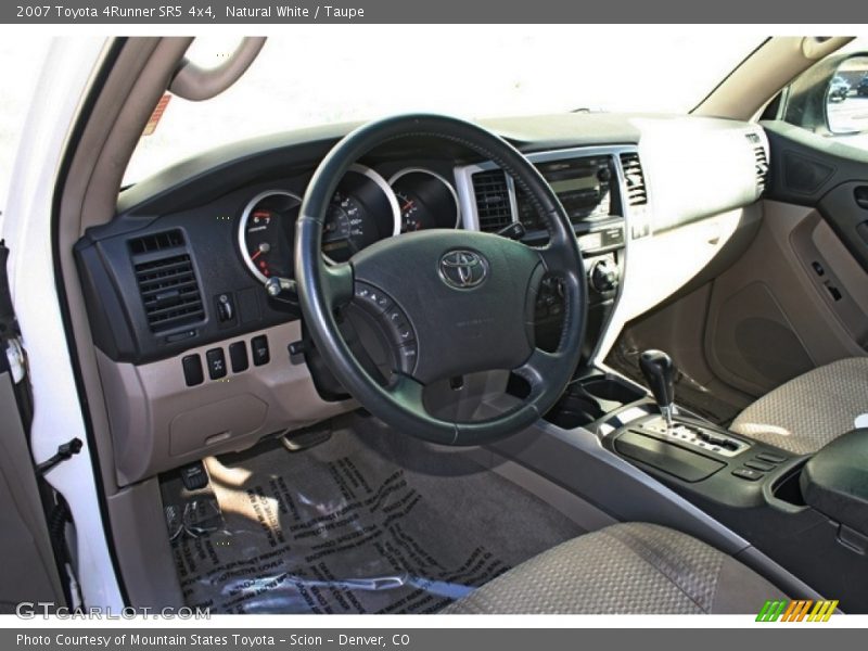 Natural White / Taupe 2007 Toyota 4Runner SR5 4x4