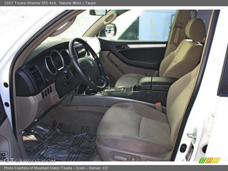 Natural White / Taupe 2007 Toyota 4Runner SR5 4x4