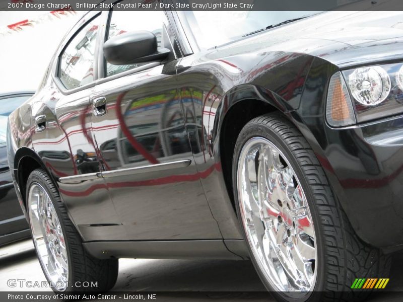 Brilliant Black Crystal Pearl / Dark Slate Gray/Light Slate Gray 2007 Dodge Charger
