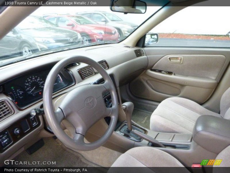 Cashmere Beige Metallic / Oak 1998 Toyota Camry LE