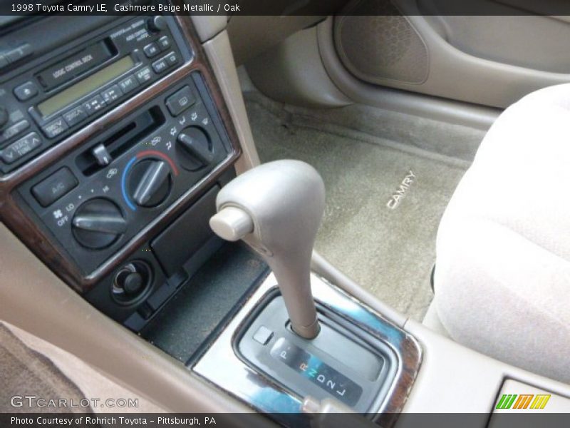 Cashmere Beige Metallic / Oak 1998 Toyota Camry LE