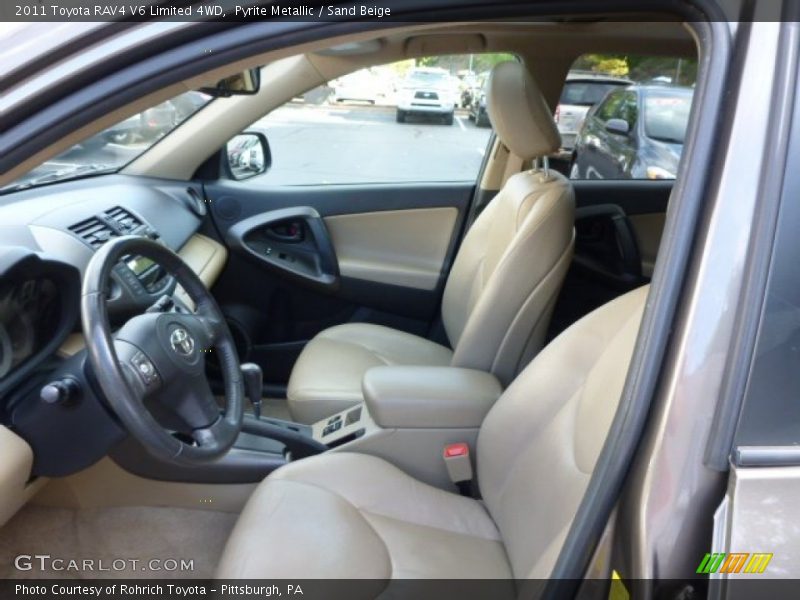 Pyrite Metallic / Sand Beige 2011 Toyota RAV4 V6 Limited 4WD