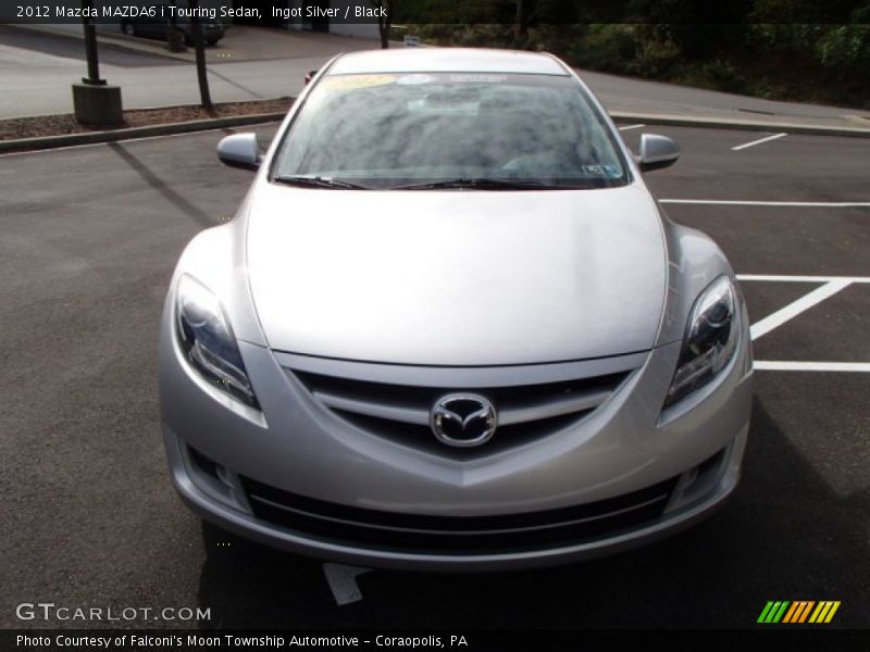 Ingot Silver / Black 2012 Mazda MAZDA6 i Touring Sedan