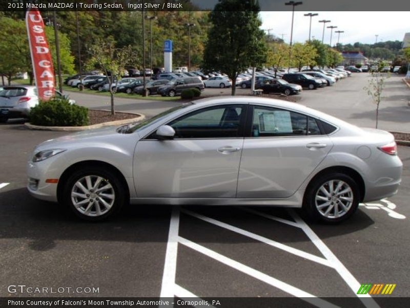 Ingot Silver / Black 2012 Mazda MAZDA6 i Touring Sedan