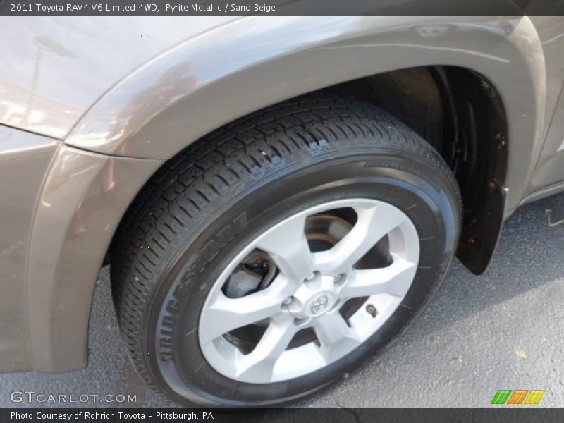 Pyrite Metallic / Sand Beige 2011 Toyota RAV4 V6 Limited 4WD